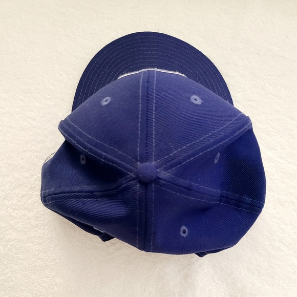 Vintage Los Angeles Dodgers New Era Blue Snapback Hat 9Fifty World Series Champs - Picture 9 of 9